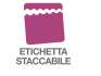 ETICHETTA STACCABILE